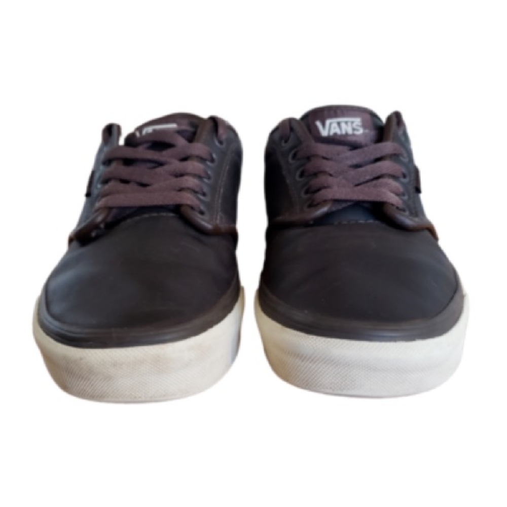 Vans Men's leather Brown Sneakers